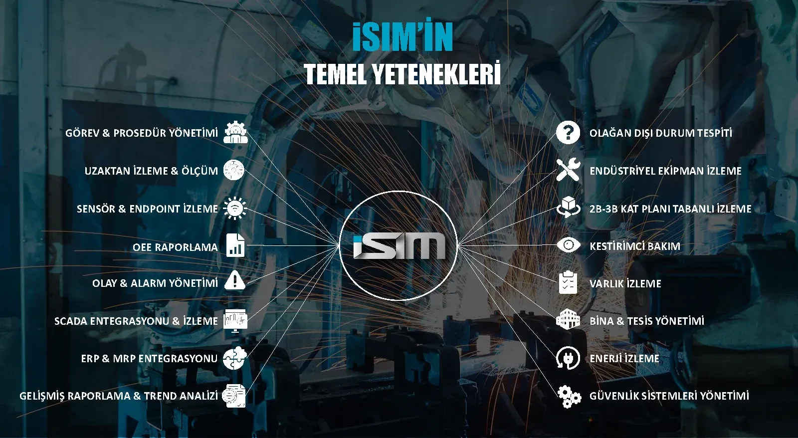 Diagram of the iSIM IoT platform's system capabilities