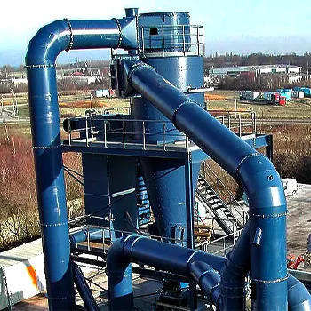 Explosion prevention equipment on a cyclone system